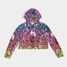 Load image into Gallery viewer, Wondering Clown Women&#39;s Cropped Hoodie