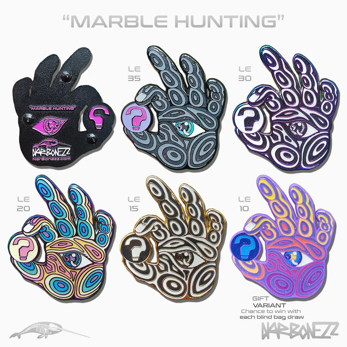 Marble Hunting Pin