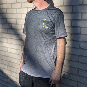 Honeydust Grey Men's Pocket T-Shirt - NARBONEZZ
