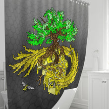 Load image into Gallery viewer, Honeydust Grey Shower Curtain - NARBONEZZ