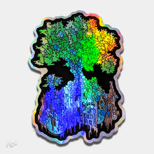 Load image into Gallery viewer, Holographic Plant Sticker Pack - NARBONEZZ
