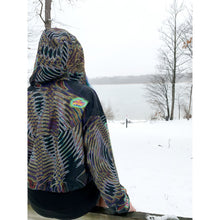 Load image into Gallery viewer, Llamated Frontier Women&#39;s Cropped Windbreaker - NARBONEZZ